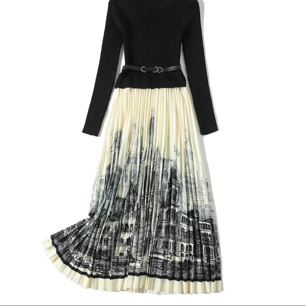 ❤️ The KIMORA full European Cityscape Dress - Picture 6 of 15